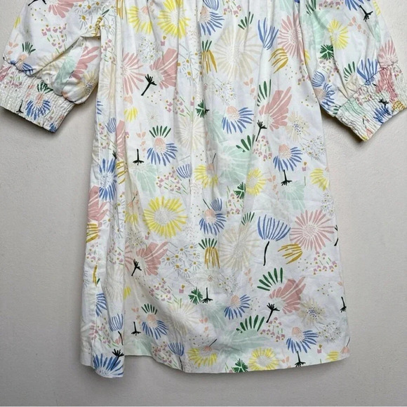 Zara Womens Size Small Off Shoulder Multicolor Print Over Mini Dress - Picture 9 of 14